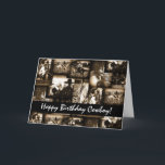 Happy Birthday Cowboy Rodeo Western Thema Geburtst Karte<br><div class="desc">Alles Gute zum Geburtstag Cowboy Custom Rodeo Cowboy Rustic Country Western Thema Grußkarte. Ihre Cowboys (und Cowgirls - passen den Text an!) werden diese Rodeo-Fotografie rustikal Vintage Look Geburtstagskarte für ihre besondere Veranstaltung Liebe.</div>
