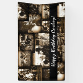 Happy Birthday Cowboy Rodeo Western Theme Party Banner (Vertikal)