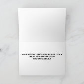 Happy Birthday COWGIRL CARD Karte (Innenseite)