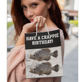 Happy Birthday Crappie Angeln Angelfisch Cool Mittlere Geschenktüte