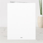 Happy Birthday Crappie Fishing Angler Custom Karte (Rückseite)