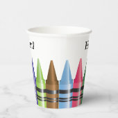 Happy Birthday Crayons Child's Party Paper Cups Pappbecher (Rechts)