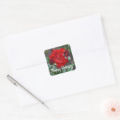 Happy Birthday Crimson Bouquet Rose #1 Stickers (Umschlag)