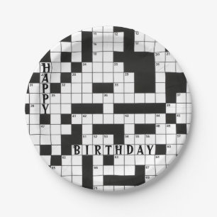 Happy Birthday Crossword Puzzle Pappteller