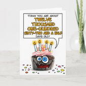 Happy Birthday Cupcake - 33 Jahre Karte (Vorderseite)