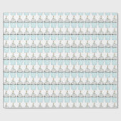 Happy Birthday Cupcake Cake Sprinkles Candle Geschenkpapier (Flach)