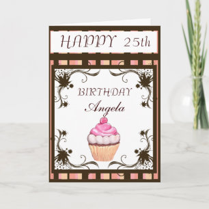 Happy Birthday Cupcake Karte