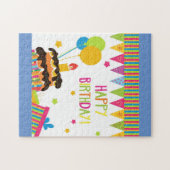 Happy Birthday Cupcake Puzzle (Horizontal)