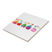 Happy Birthday Cupcakes Fliese (Seite)