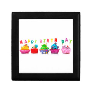 Happy Birthday Cupcakes Geschenkbox