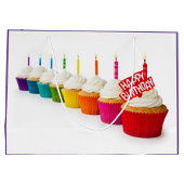Happy Birthday Cupcakes Große Geschenktüte