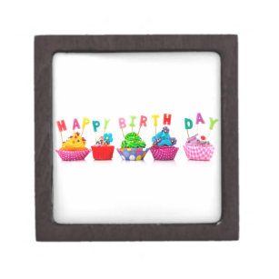 Happy Birthday Cupcakes Schachtel