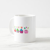 Happy Birthday Cupcakes - Tasse (Vorderseite Links)