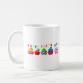 Happy Birthday Cupcakes - Tasse (Links)
