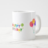 Happy Birthday Cups Jumbo-Tasse (Vorderseite Rechts)