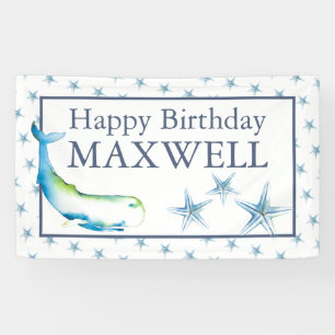 Happy Birthday Custom Banners Nautical Theme Banner