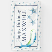 Happy Birthday Custom Banners Nautical Theme Banner (Vertikal)
