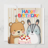 Happy Birthday Custom Card (Vorderseite)