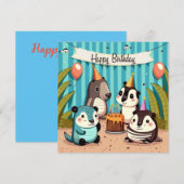 Happy Birthday Custom Card (Vorne/Hinten)