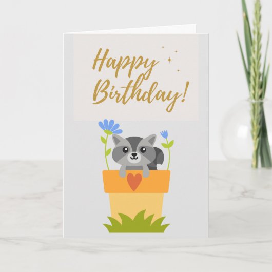 Happy Birthday Custom Card für Kinder Karte (Vorderseite)