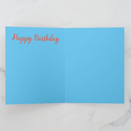 Happy Birthday Custom Card Karte (Innenseite)