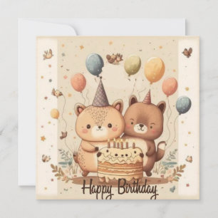 Happy Birthday Custom Card Karte