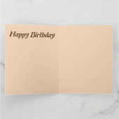 Happy Birthday Custom Card Karte (Innenseite)