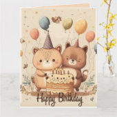 Happy Birthday Custom Card Karte (Gelbe Blume)