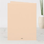 Happy Birthday Custom Card Karte (Rückseite)