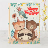 Happy Birthday Custom Card Karte (Gelbe Blume)