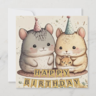 Happy Birthday Custom Card Karte