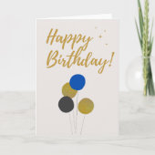 Happy Birthday Custom Card Karte (Vorderseite)
