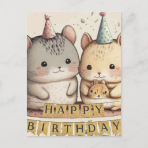 Happy Birthday Custom Card Postkarte