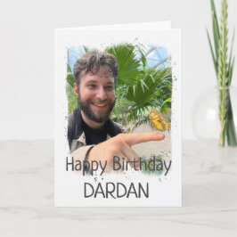 Happy Birthday Custom Foto Card Karte