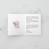 Happy Birthday Custom Foto Karte (Innenseite)