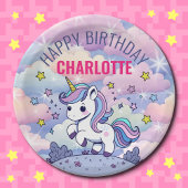 Happy Birthday Custom Magical Unicorn Pappteller
