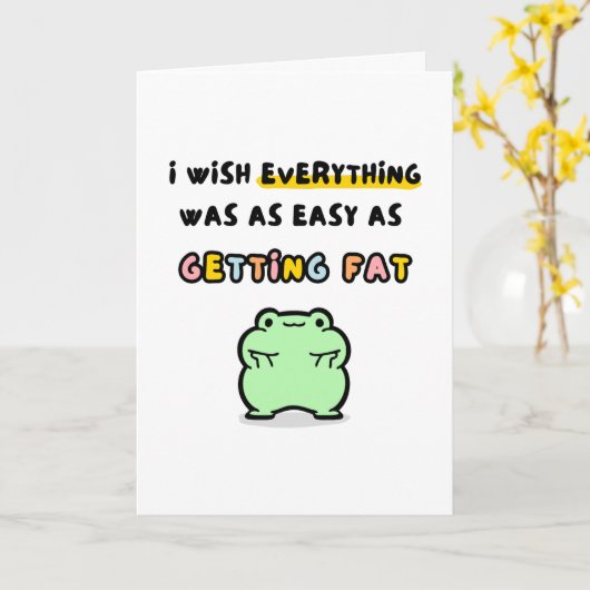 Happy Birthday | Custom Message Funny Niedlich Jok Karte (Gelbe Blume)