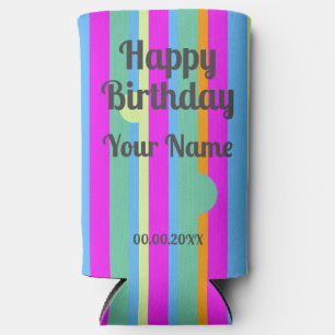 Happy Birthday Custom Supplies Selters Dosenkühler