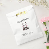 Happy birthday cute panda bear white geschenktütchen (Versiegelt)