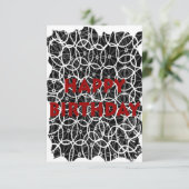 Happy Birthday Cyclist Karte (Stehend Vorderseite)