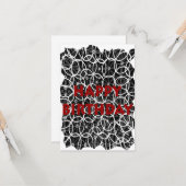 Happy Birthday Cyclist Karte (Vorderseite/Rückseite Beispiel)