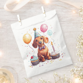 Happy Birthday Dachshund Dog Geschenktütchen