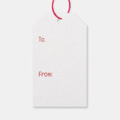 Happy Birthday Dackel Hunde Geschenkanhänger (Rückseite)