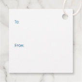 Happy Birthday Dackel Hunde Geschenkanhänger (Rückseite)