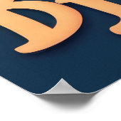 Happy Birthday Dackel Poster (Ecke)