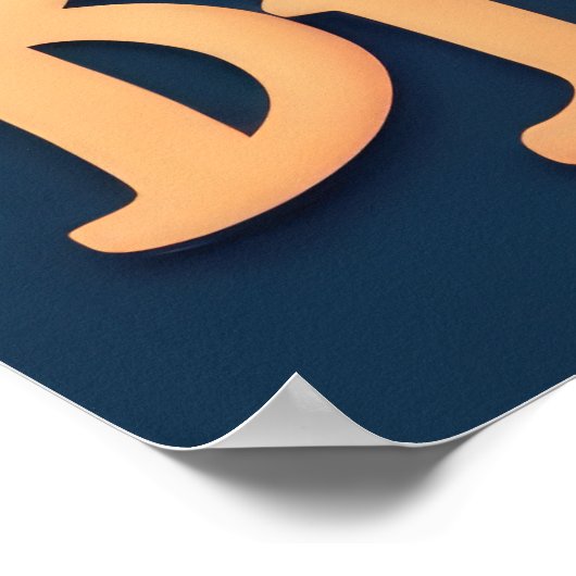 Happy Birthday Dackel Poster (Ecke)