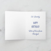 Happy Birthday Daddy Carpenter Fun Carpentry Tools Karte (Innenseite)