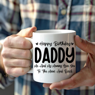 Happy Birthday Daddy Funny Geburtstag Vater Vatert Kaffeetasse