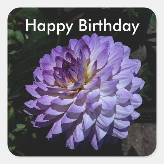 Happy Birthday Dahlia Bea Paradise #1 Stickers (Vorderseite)