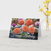 Happy Birthday Dahlia Rose Toscano #1 Karte (Gelbe Blume)